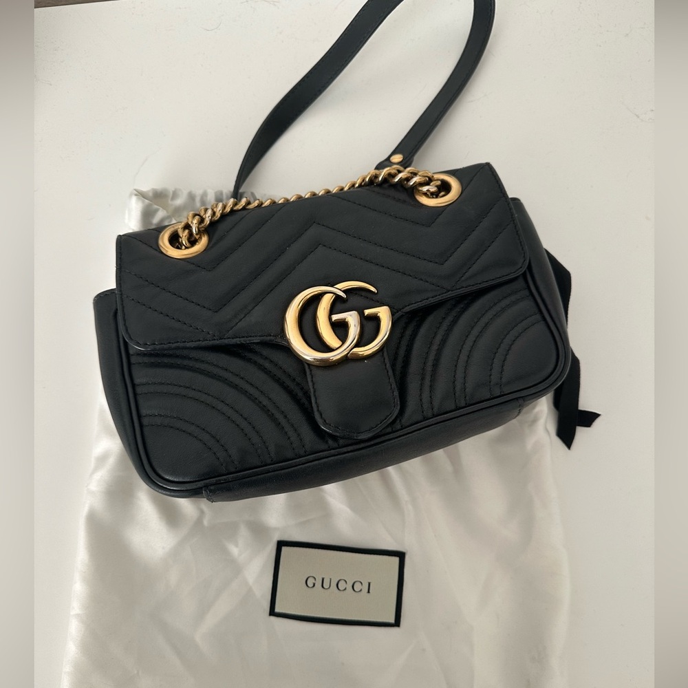 GUCCI Calfskin Matelasse Crossbody